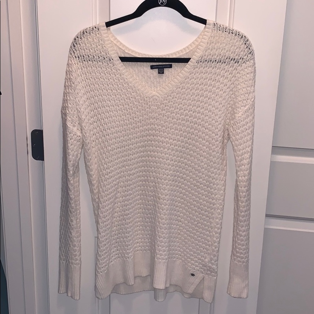 Cream sweater